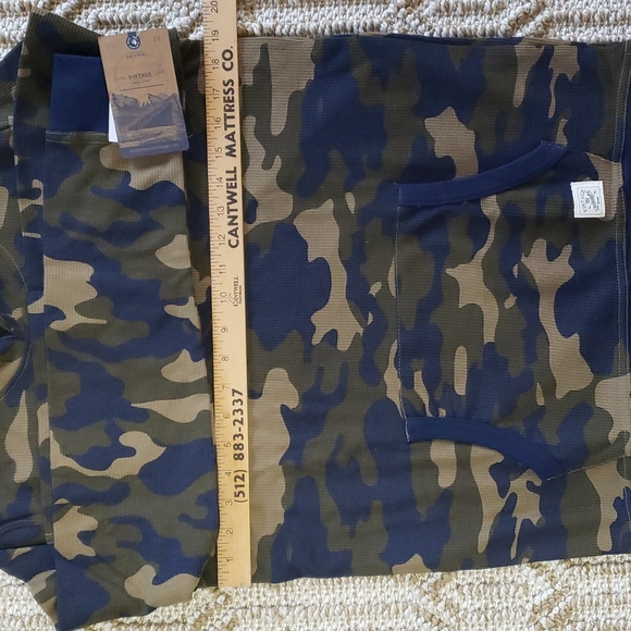 NWT Weatherproof Boys Hooded Long Sleeve Shirt Camouflage w/ Pocket Sz XL 18/20 - Picture 9 of 11